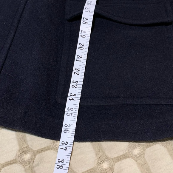 London Fog Classic dark blue Wool Coat - Picture 9 of 9